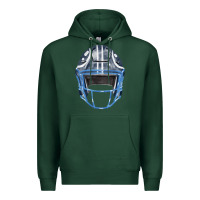 Sports Green football helmet fa element 1 Premium Hoodie - FaDigitalArtStudio