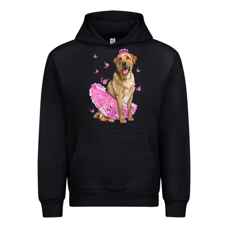 Labrador Retriever Dog With Tutu Urban Hoodie by LillyAllenDesigns | Teevron