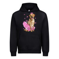 Black Labrador Retriever Dog With Tutu Urban Hoodie - LillyAllenDesigns