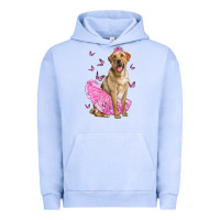 Pigment Grape Ice Labrador Retriever Dog With Tutu Urban Hoodie - LillyAllenDesigns