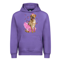 Tulip Labrador Retriever Dog With Tutu Urban Hoodie - LillyAllenDesigns