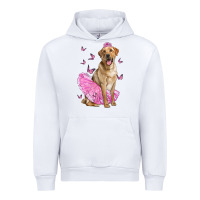 White Labrador Retriever Dog With Tutu Urban Hoodie - LillyAllenDesigns
