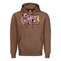 Chestnut Hot mess mom mother's day Zipper Hoodie - HowdyJamesFarm