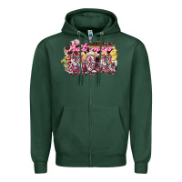 Sports Green Hot mess mom mother's day Zipper Hoodie - HowdyJamesFarm