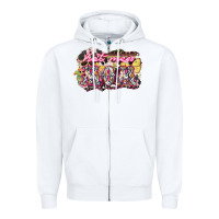 White Hot mess mom mother's day Zipper Hoodie - HowdyJamesFarm