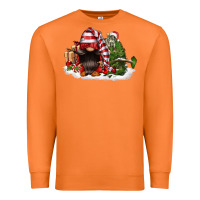 Carrot christmas gnome and tree Premium Sweatshirt - FaDigitalArtStudio