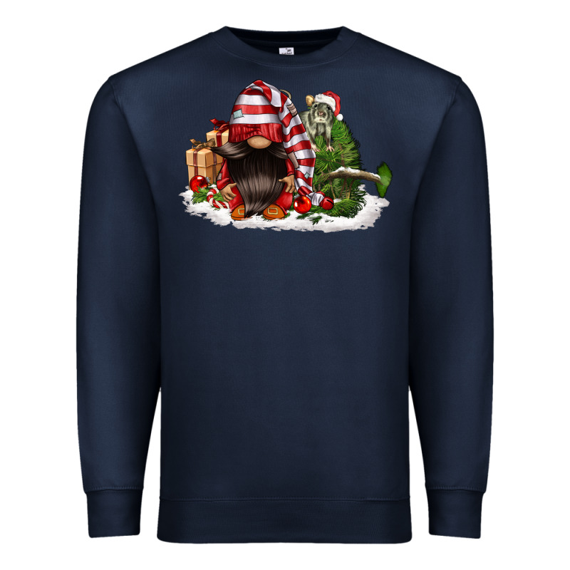 Christmas Gnome And Tree Premium Sweatshirt by FaDigitalArtStudio | Teevron