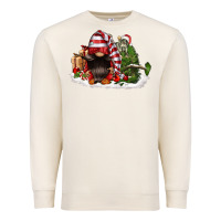 Sandshell christmas gnome and tree Premium Sweatshirt - FaDigitalArtStudio