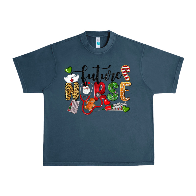 Chrismas Future Nurse Urban Heavy Tee by LillyAllenDesigns | Teevron