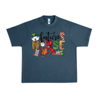 Midnight Navy Chrismas future nurse Urban Heavy Tee - LillyAllenDesigns