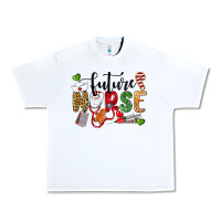 White Chrismas future nurse Urban Heavy Tee - LillyAllenDesigns