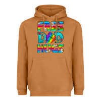 Meerkat Pride LGBTQ Free Dad Hugs Heavyweight Hoodie - BundleAndBundleShop