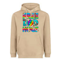 Mushroom Pride LGBTQ Free Dad Hugs Heavyweight Hoodie - BundleAndBundleShop