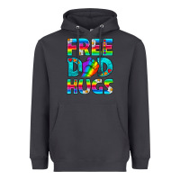 Smoke Pride LGBTQ Free Dad Hugs Heavyweight Hoodie - BundleAndBundleShop