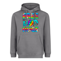 Storm Pride LGBTQ Free Dad Hugs Heavyweight Hoodie - BundleAndBundleShop