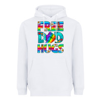 Pride Lgbtq Free Dad Hugs Heavyweight Hoodie | Teevron