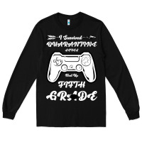 Black I Survived Quarantine Level Next Fifth Grade Long Sleeve Tee - Bettercallsaul