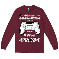 Burgundy I Survived Quarantine Level Next Fifth Grade Long Sleeve Tee - Bettercallsaul