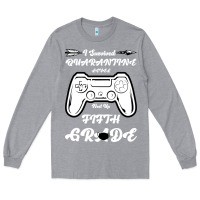Heather Grey I Survived Quarantine Level Next Fifth Grade Long Sleeve Tee - Bettercallsaul