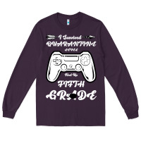 Plum I Survived Quarantine Level Next Fifth Grade Long Sleeve Tee - Bettercallsaul