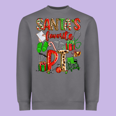 Santa's Favorite Pt Heavyweight Sweatshirt Designed By Texasbilliewilder