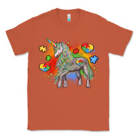 Copper autism unicorn Classic Tee - LillyAllenDesigns