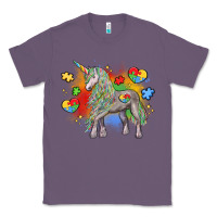 Lavender autism unicorn Classic Tee - LillyAllenDesigns