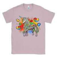 Lilac autism unicorn Classic Tee - LillyAllenDesigns