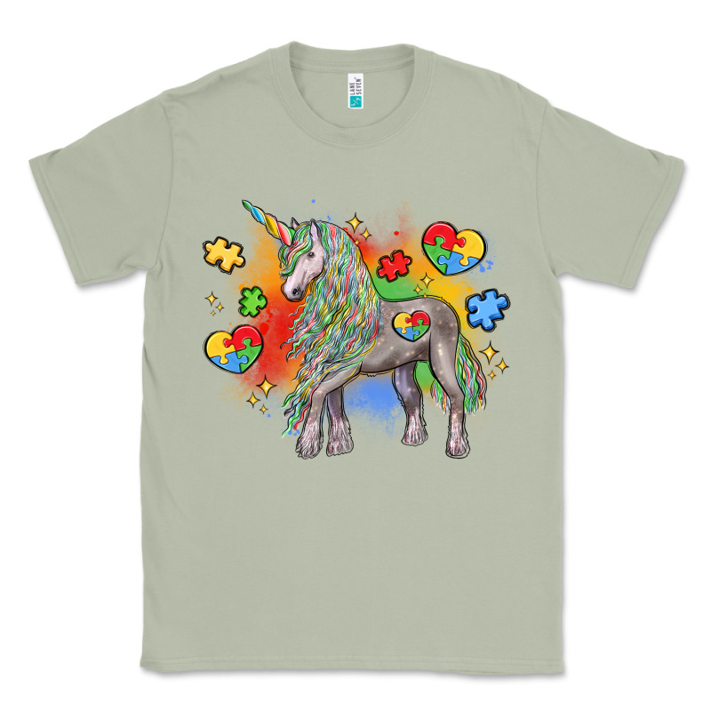Autism Unicorn Classic Tee by LillyAllenDesigns | Teevron