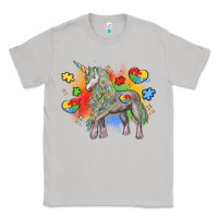 Moon Dust autism unicorn Classic Tee - LillyAllenDesigns