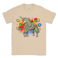 Mushroom autism unicorn Classic Tee - LillyAllenDesigns