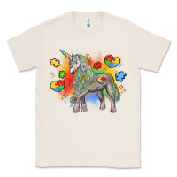 Natural autism unicorn Classic Tee - LillyAllenDesigns