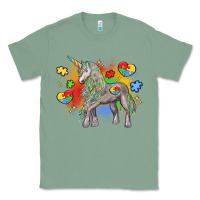 Sage autism unicorn Classic Tee - LillyAllenDesigns