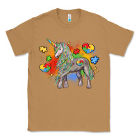 Toasted Coconut autism unicorn Classic Tee - LillyAllenDesigns