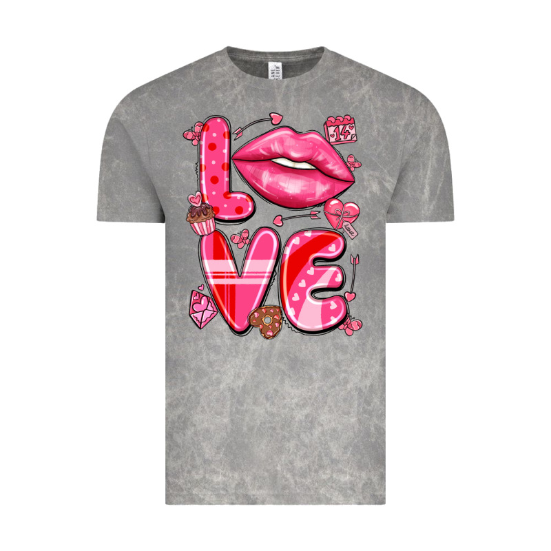 Love With Lips Vintage Tee by LillyAllenDesigns | Teevron
