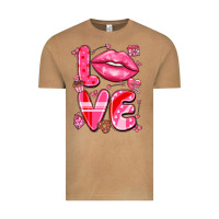 Vintage Camel love with lips Vintage Tee - LillyAllenDesigns