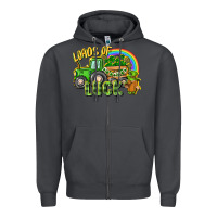Smoke Loads of luck tractor Zipper Hoodie - CowGirlArtShop