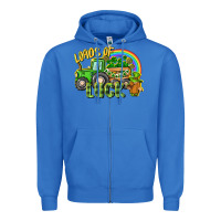 True Royal Loads of luck tractor Zipper Hoodie - CowGirlArtShop