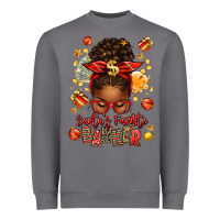 Storm santa favorite banker afro messy bun Heavyweight Sweatshirt - texasbilliewilder