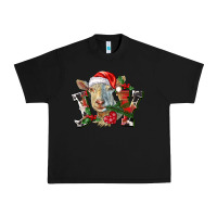 Black Joy Christmas Goat Urban Heavy Tee - LillyAllenDesigns