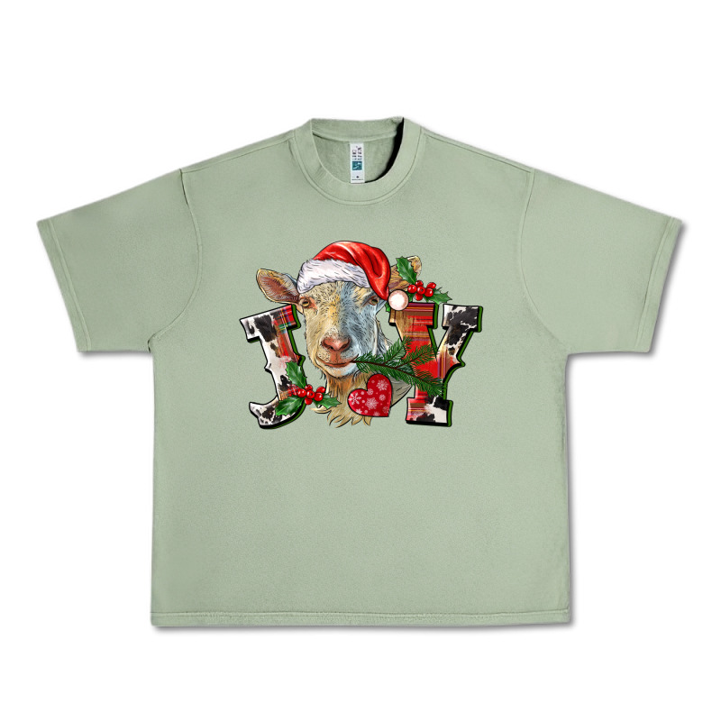 Joy Christmas Goat Urban Heavy Tee by LillyAllenDesigns | Teevron