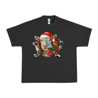 Pigment Black Joy Christmas Goat Urban Heavy Tee - LillyAllenDesigns