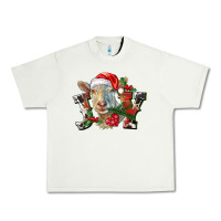 Pistachio Joy Christmas Goat Urban Heavy Tee - LillyAllenDesigns