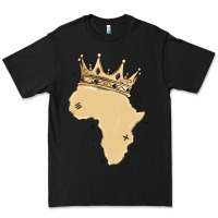 Black africa with crown Premium Tee - MaliasSmallBusiness