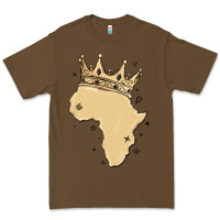 Cacao africa with crown Premium Tee - MaliasSmallBusiness