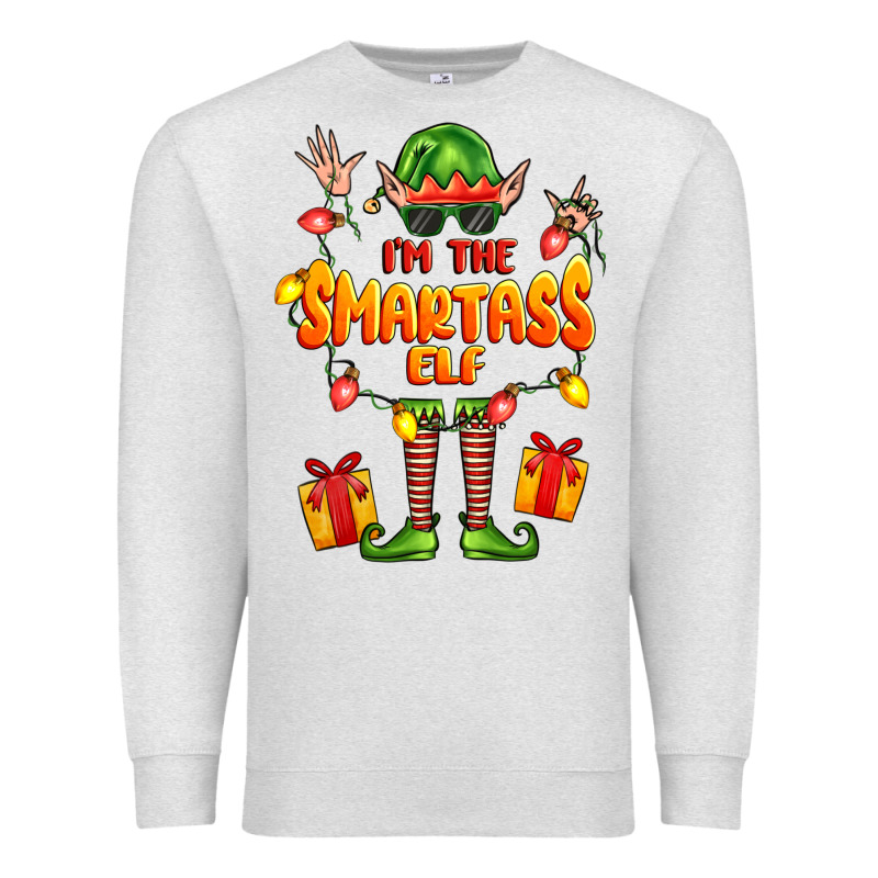 Im The Smartass Elf Premium Sweatshirt by FaDigitalArtStudio | Teevron