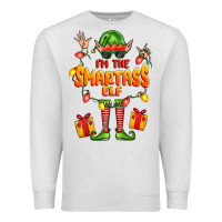 Oatmeal Heather im the smartass elf Premium Sweatshirt - FaDigitalArtStudio