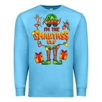 Ocean Blue im the smartass elf Premium Sweatshirt - FaDigitalArtStudio