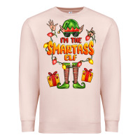 Pale Pink im the smartass elf Premium Sweatshirt - FaDigitalArtStudio