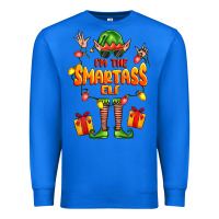 True Royal im the smartass elf Premium Sweatshirt - FaDigitalArtStudio